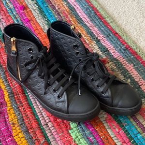 Louis Vuitton Monogram Empreinte High Top Sneakers